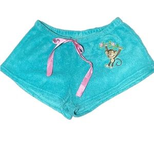 Y2K Pajama Monkey Shorts in size M